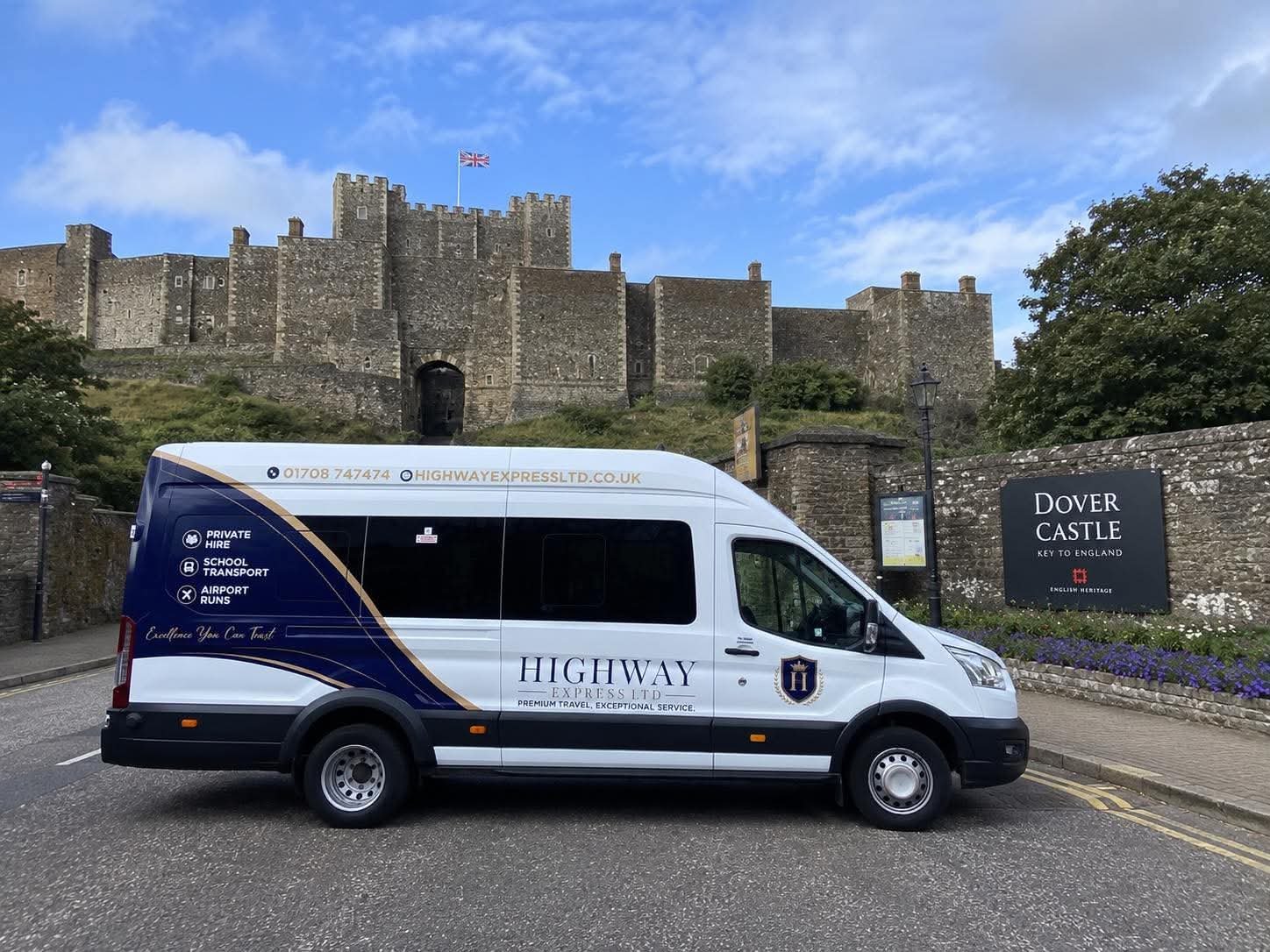 Highway Express executive passenger vehicle ready for travel