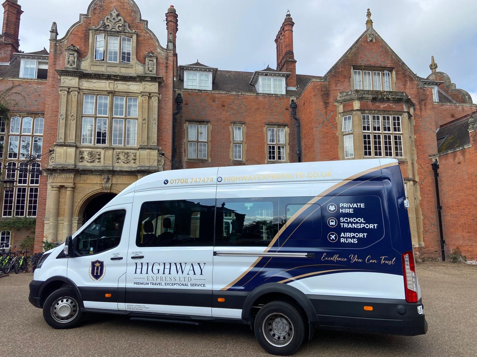 Highway Express private and corporate travel vehicle